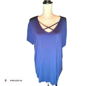 010 PLUS 2XL V NECK BLOUSE